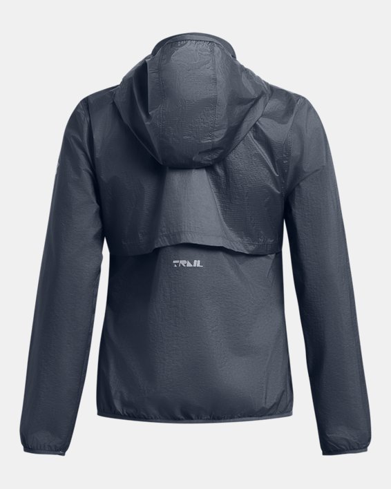 Women's UA Launch Trail Jacket in Gray image number 6